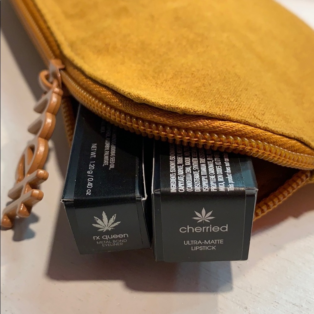 Melt Cosmetics Cherried lipstick RX Queen eyeliner